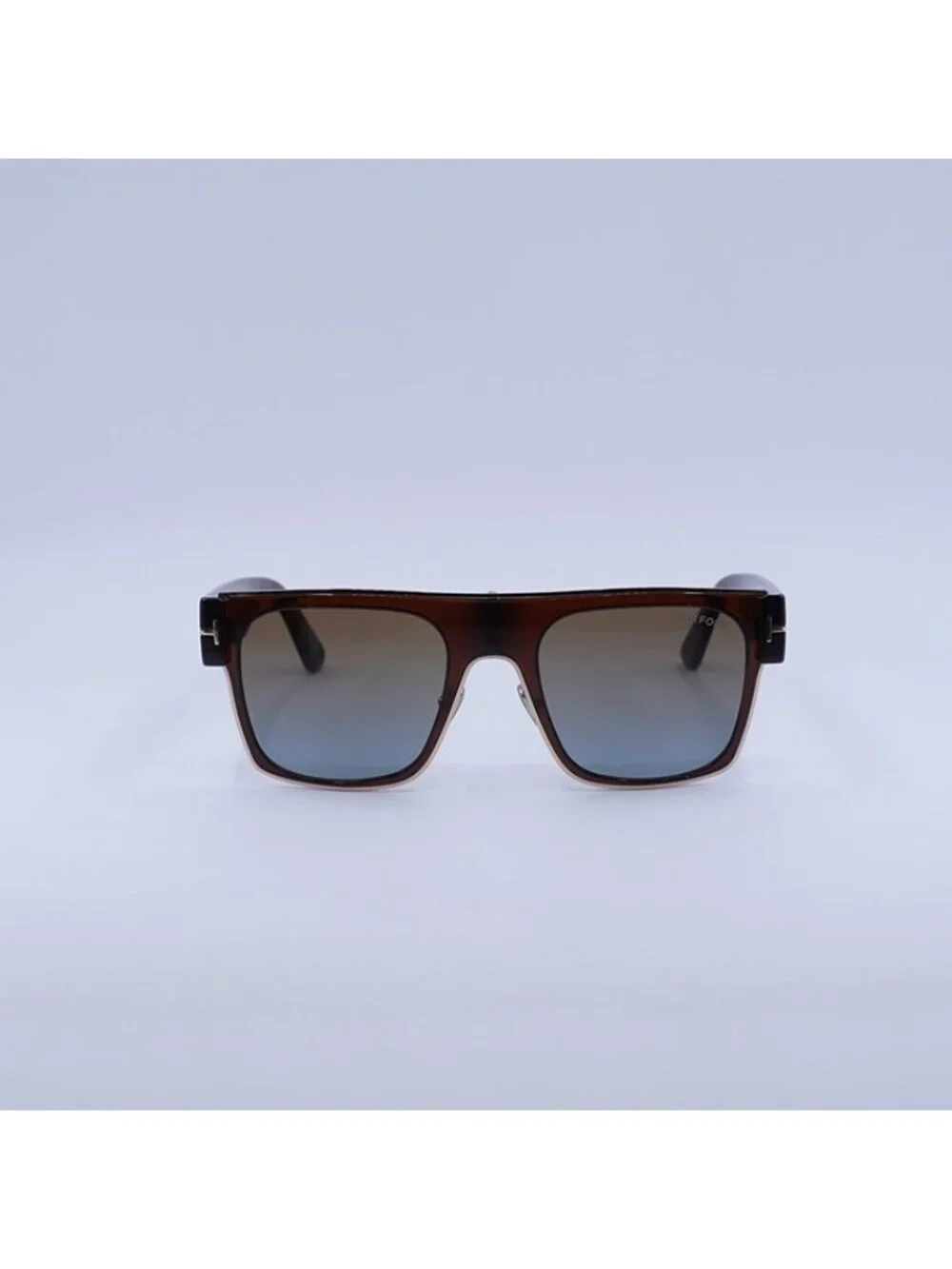 Tom Ford Edwin FT1073 48F Sunglasses Brown / Havana Square Frame, Brown Lenses